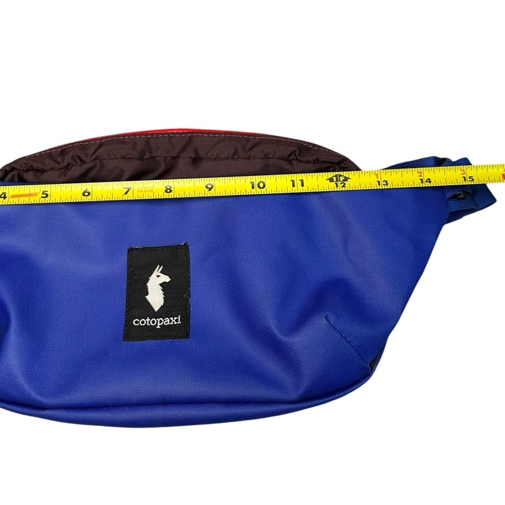 Cotopaxi Hip Pack Fanny Pack Waist Belt Bag Cobalt Blue Burgundy Red Adjustable - Picture 15 of 16